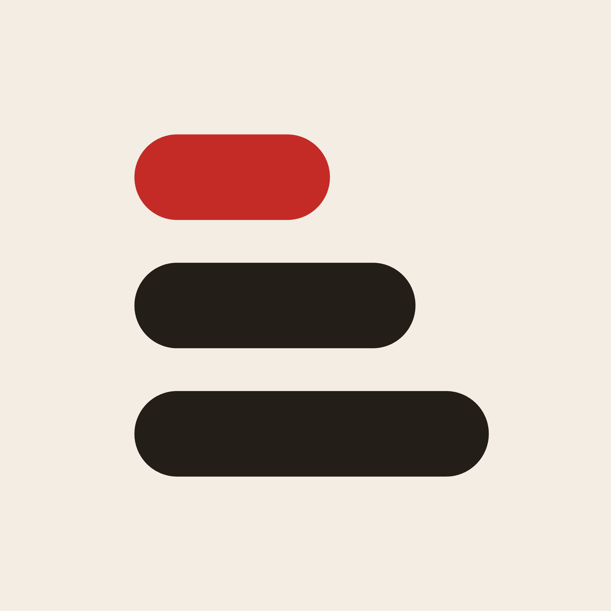 Scope mark on its plaster background, 2048 × 2048 PNG. Use this where a square logo with a solid ground is needed.